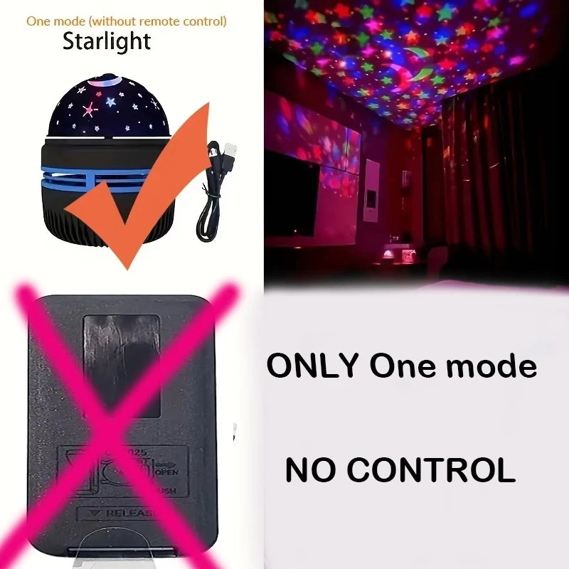 Projetor de estrelas, projetor de galáxias, projetor de ondas do oceano, luz noturna para decoração de quarto com padrões de 7 cores