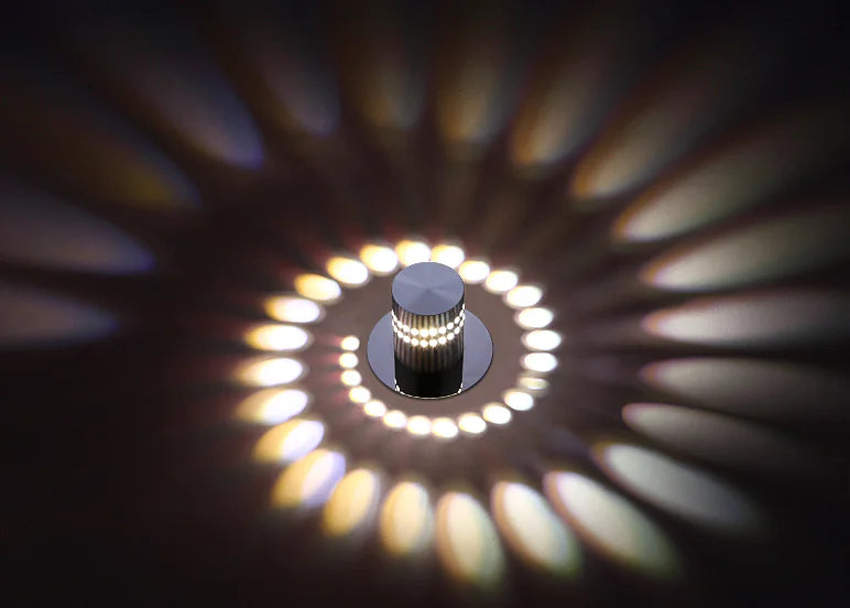 Luminária de Parede para Corredor com LED que Muda de Cor