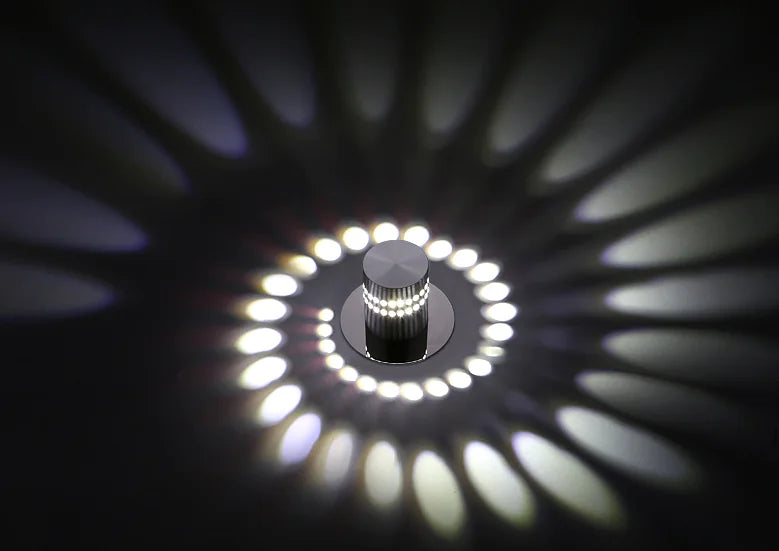 Luminária de Parede para Corredor com LED que Muda de Cor