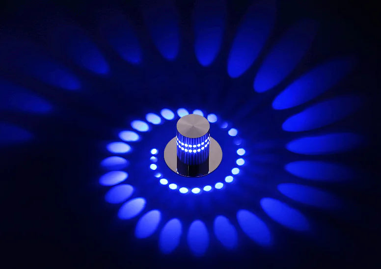 Luminária de Parede para Corredor com LED que Muda de Cor