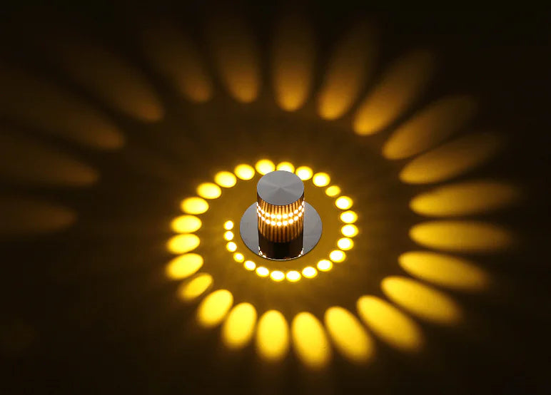 Luminária de Parede para Corredor com LED que Muda de Cor