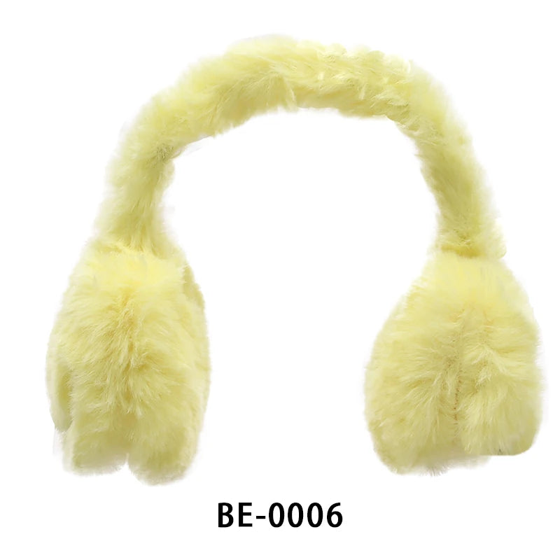 Acessórios fofos para bonecas, 18 polegadas, boneca americana, cobertura para orelhas, desenho amarelo, rosto sorridente, roupas de inverno para boneca recém-nascida de 43 cm
