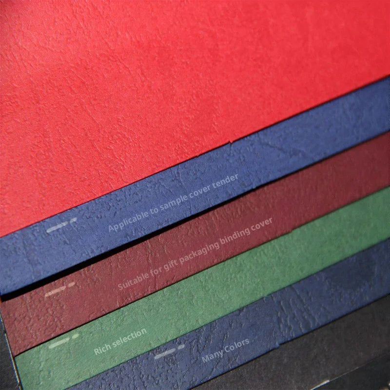 Papel de couro texturado colorido A4 230g,