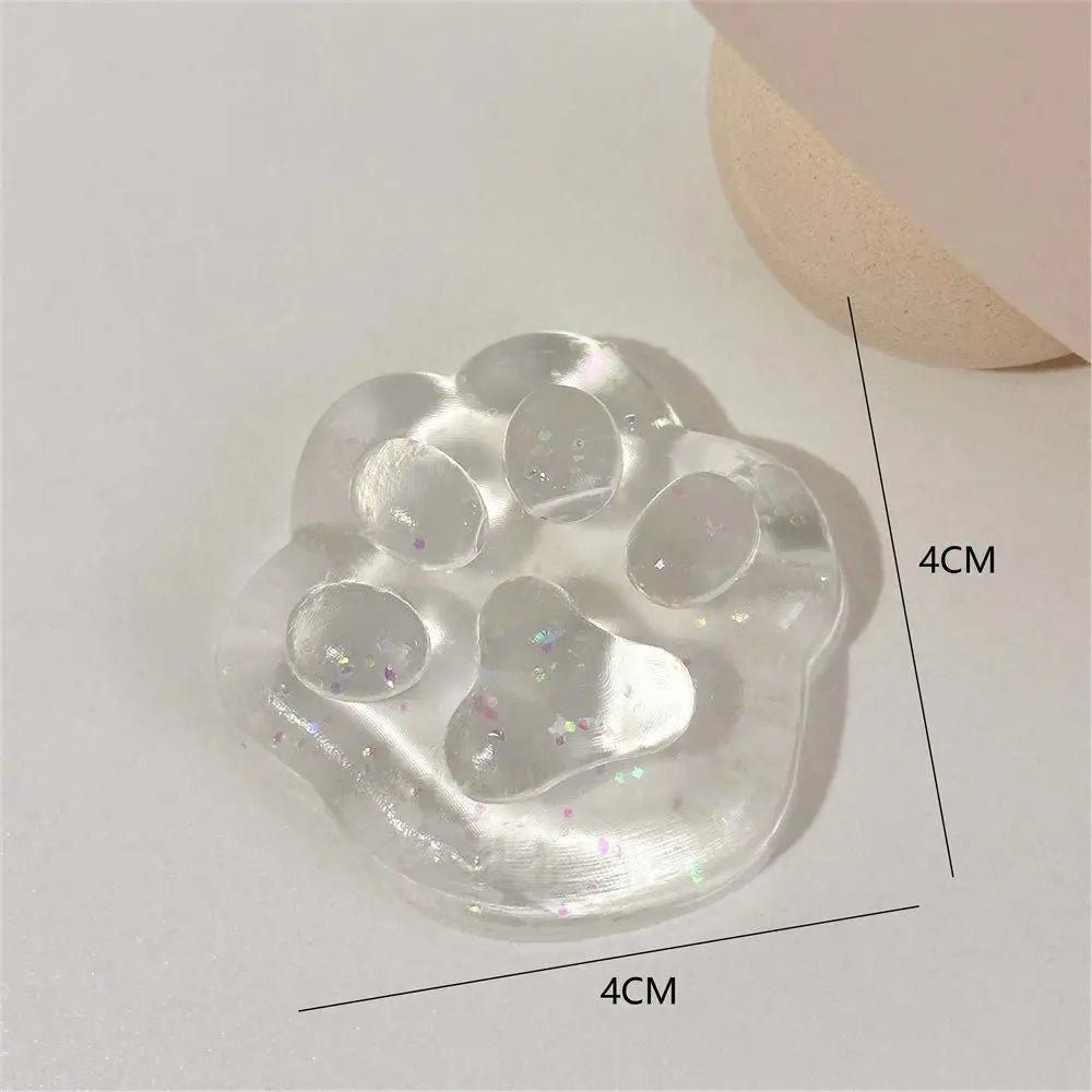 NOVO Brinquedo Fidget Anti-stress Mini Kawaii Pata de Gato TPR Pata de Gato Pequena Rosa Bonito Pé de Gato Brinquedo de Descompressão Brinquedo de Apertar