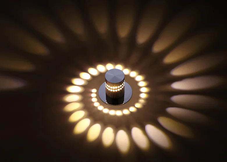 Luminária de Parede para Corredor com LED que Muda de Cor